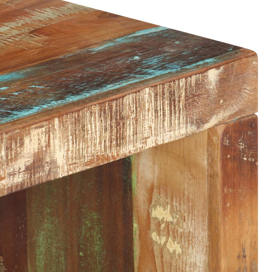-Delige Salontafelset 2 massief gerecycled hout