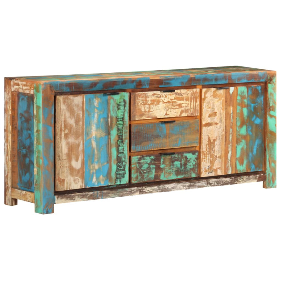 Dressoir 75X40X75 Cm massief gerecycled hout