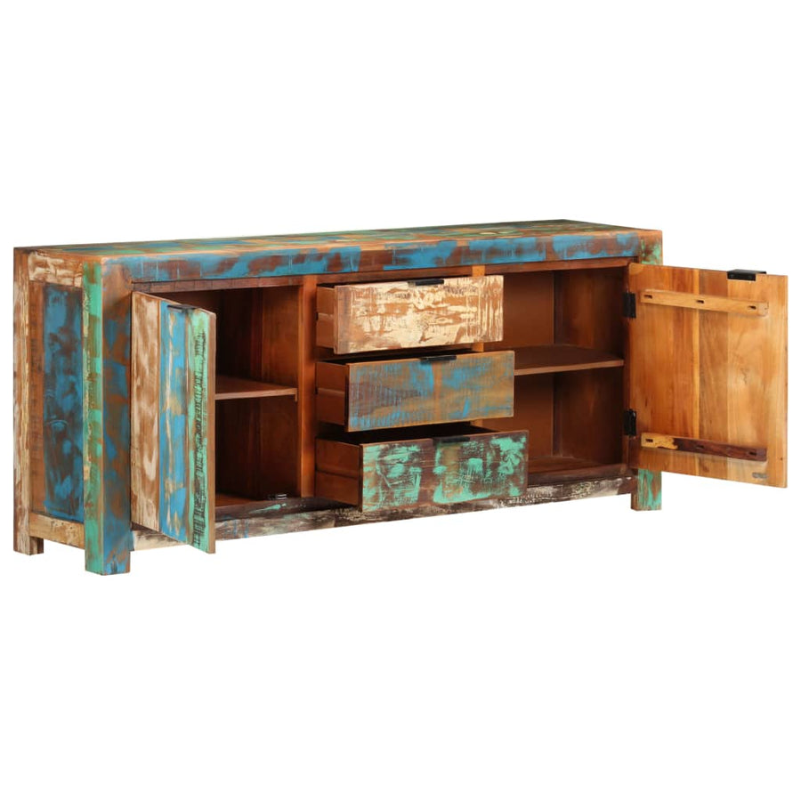 Dressoir 75X40X75 Cm massief gerecycled hout