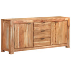 Dressoir 75X40X75 Cm Massief acaciahout