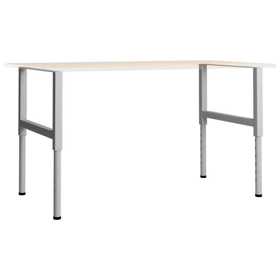 Werkbankframes Verstelbaar 85X(69-95,5) Cm Metaal Grijs 85 x 95.5 cm