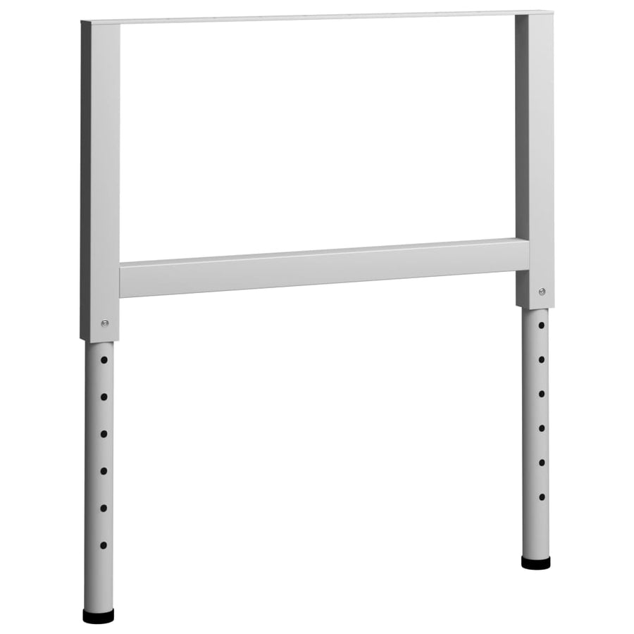 Werkbankframes Verstelbaar 85X(69-95,5) Cm Metaal Grijs 85 x 95.5 cm