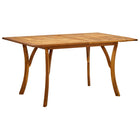 Tuintafel massief acaciahout 150x90x75 cm