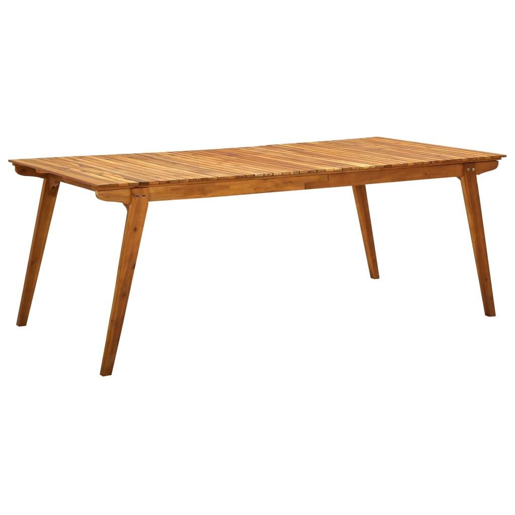Tuintafel 201,5X100X75 Cm Massief Acaciahout 201.5 x 100 x 75 cm