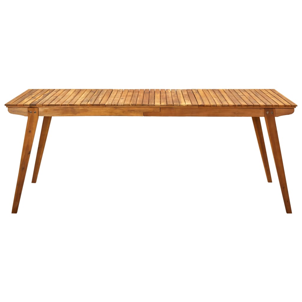 Tuintafel 201,5X100X75 Cm Massief Acaciahout 201.5 x 100 x 75 cm