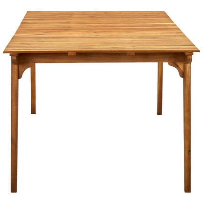 Tuintafel 201,5X100X75 Cm Massief Acaciahout 201.5 x 100 x 75 cm