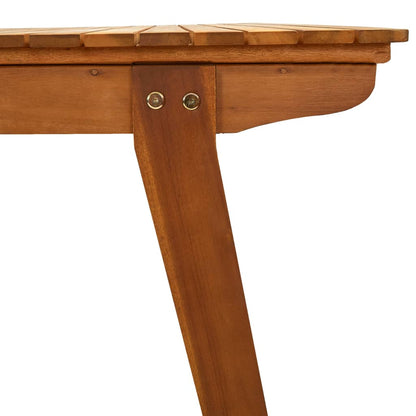 Tuintafel 201,5X100X75 Cm Massief Acaciahout 201.5 x 100 x 75 cm
