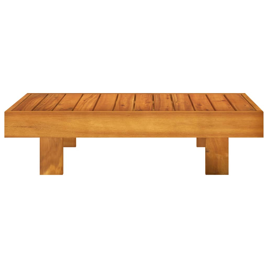 2-Delige Loungeset Met Donkergrijze Kussens Acaciahout Donkergrijs corner sofa + table