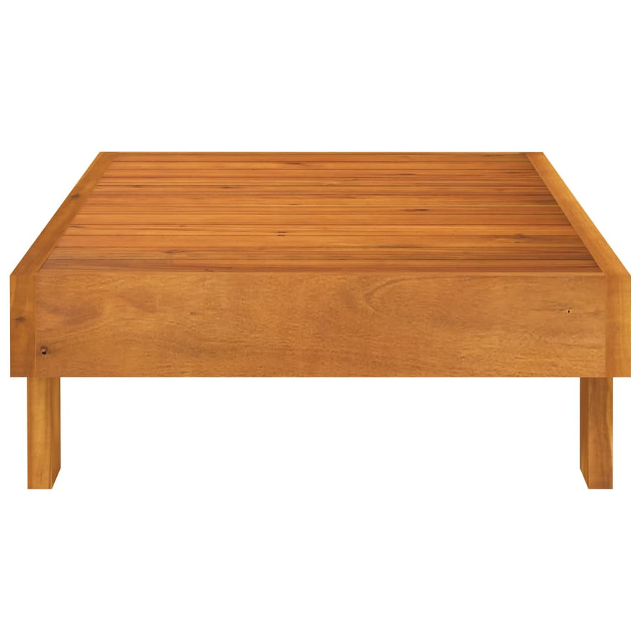 2-Delige Loungeset Met Donkergrijze Kussens Acaciahout Donkergrijs corner sofa + table