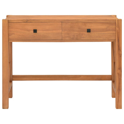 Bureau Met 2 Lades Teakhout 100 x 40 x 75 cm