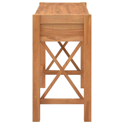Bureau Met 2 Lades Teakhout 100 x 40 x 75 cm