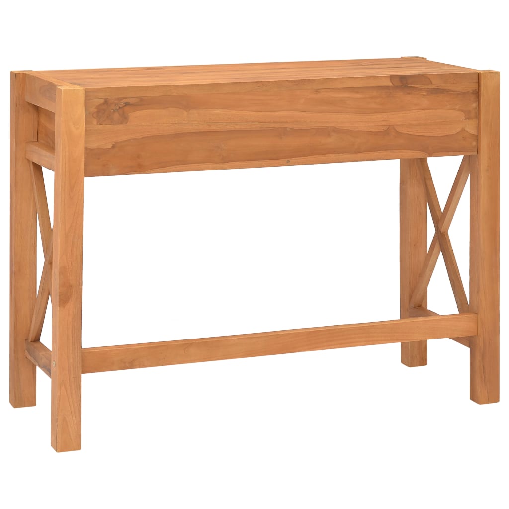 Bureau Met 2 Lades Teakhout 100 x 40 x 75 cm