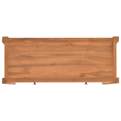 Bureau Met 2 Lades Teakhout 100 x 40 x 75 cm