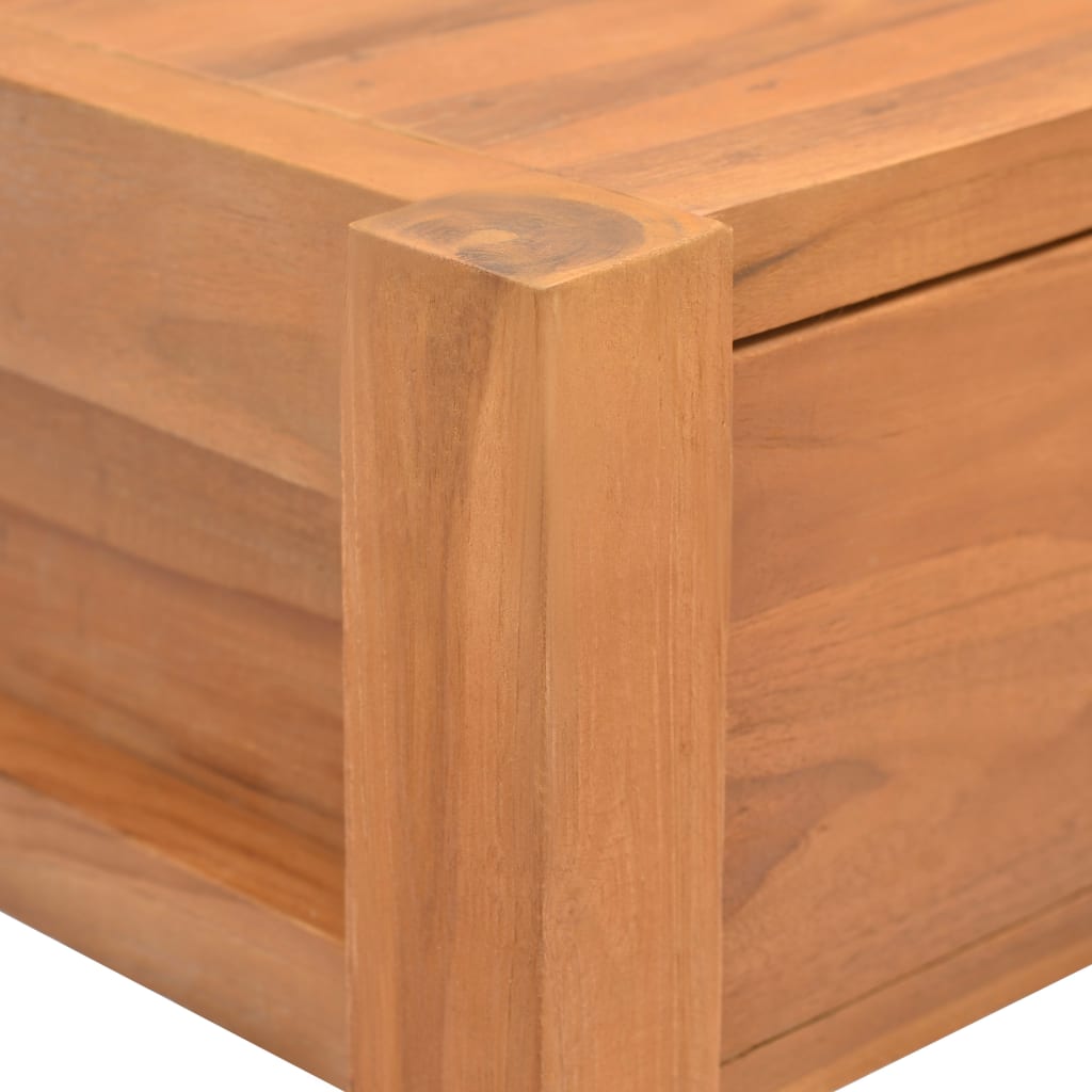 Bureau Met 2 Lades Teakhout 100 x 40 x 75 cm