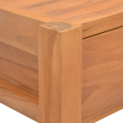 Bureau Met 2 Lades Teakhout 100 x 40 x 75 cm