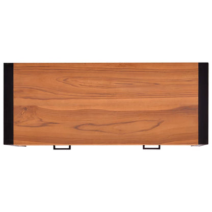 Bureau Met 2 Lades Teakhout 100 x 40 x 75 cm