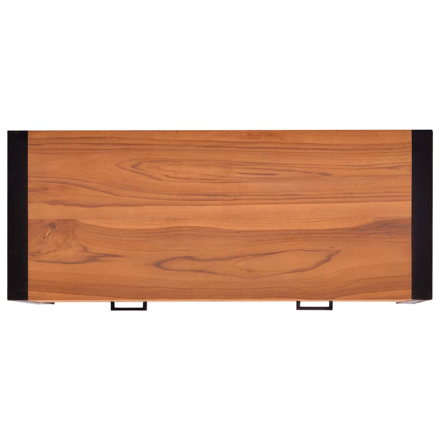 Bureau Met 2 Lades Teakhout 100 x 40 x 75 cm