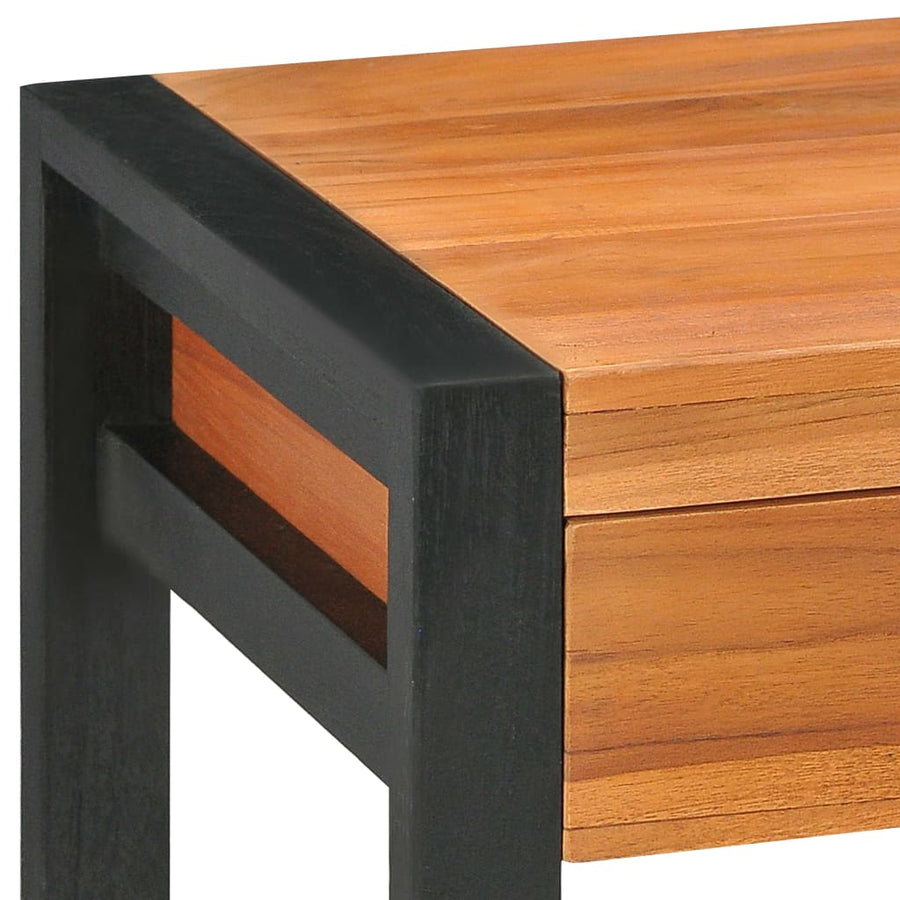 Bureau Met 2 Lades Teakhout 100 x 40 x 75 cm