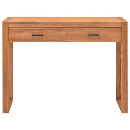 Bureau Met 2 Lades Teakhout 100 x 40 x 75 cm