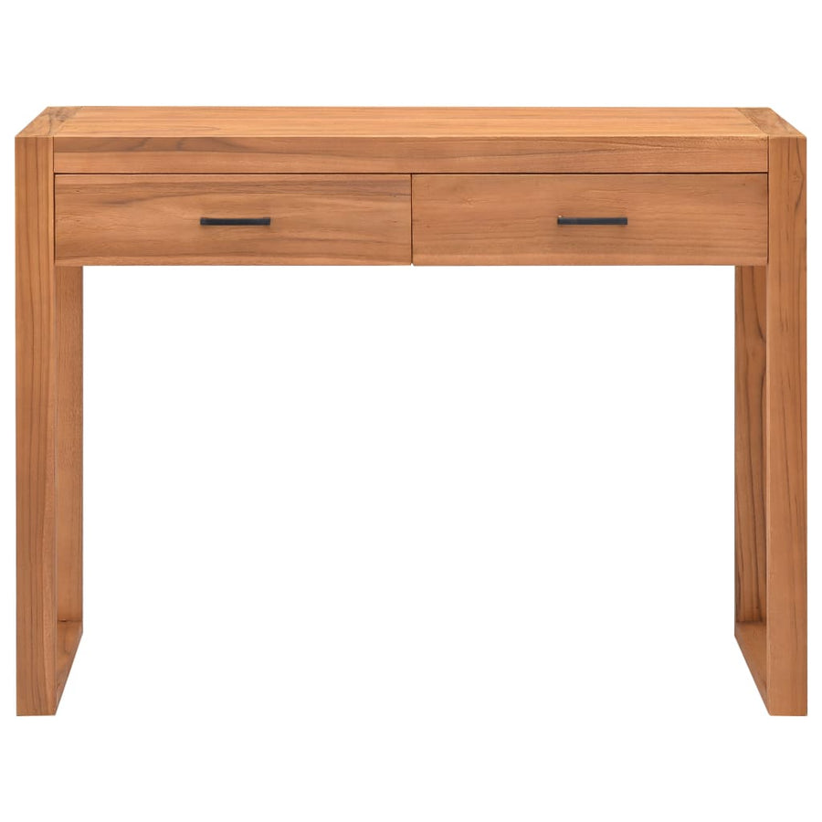 Bureau Met 2 Lades Teakhout 100 x 40 x 75 cm