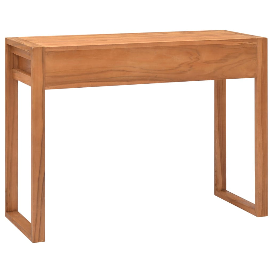 Bureau Met 2 Lades Teakhout 100 x 40 x 75 cm