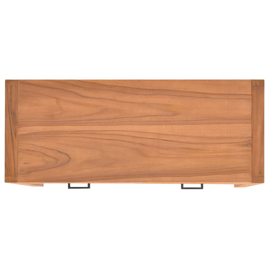 Bureau Met 2 Lades Teakhout 100 x 40 x 75 cm
