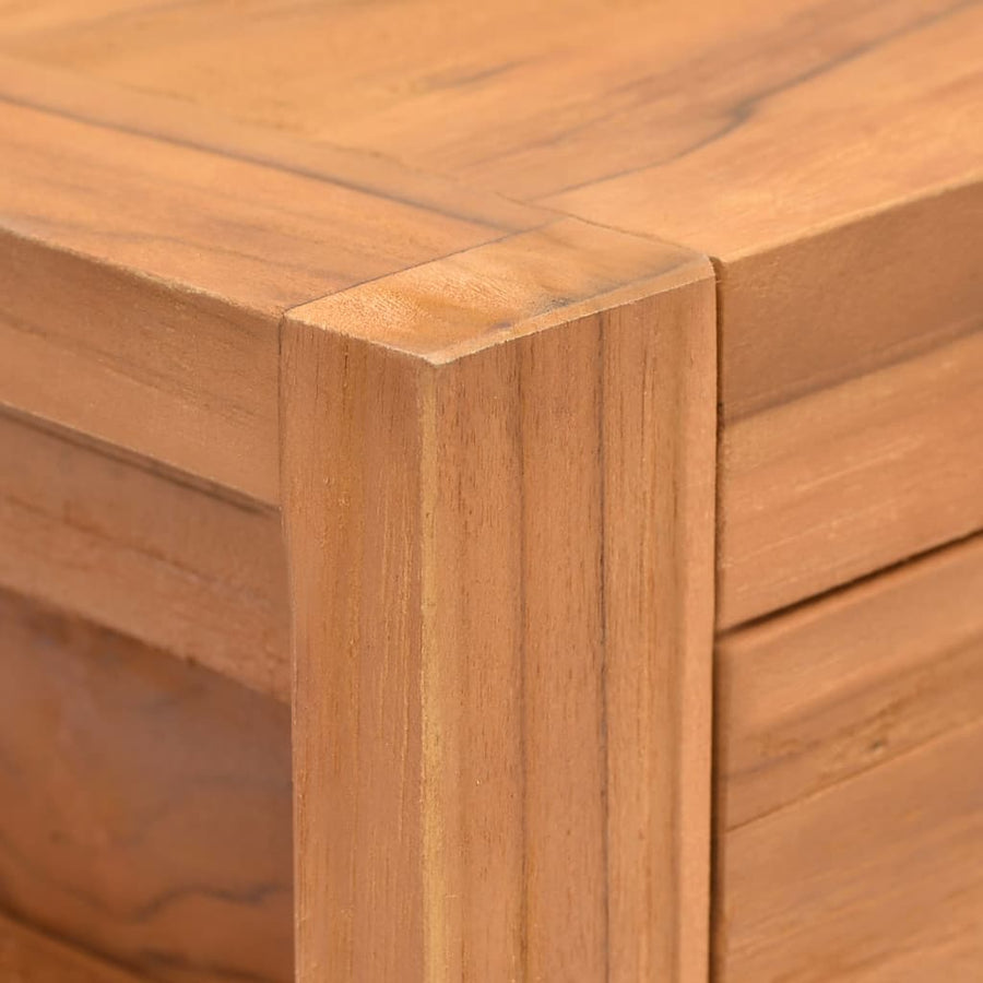 Bureau Met 2 Lades Teakhout 100 x 40 x 75 cm