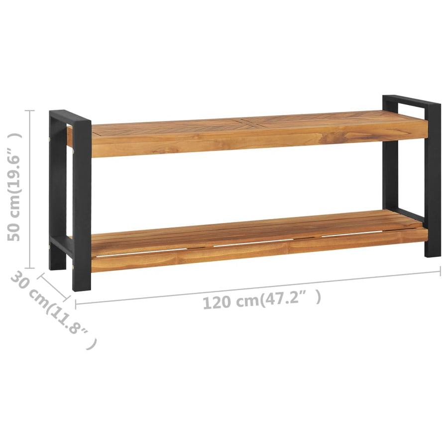 Bankje Massief Teakhout 120 cm