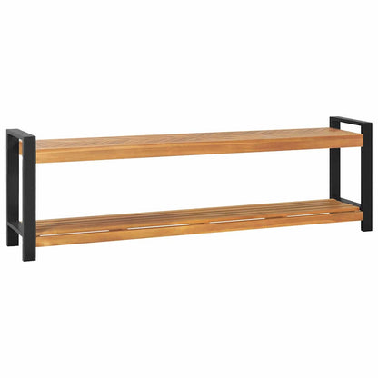Bank met opslag Bruin 160 x 30 x 50 cm Massief teakhout