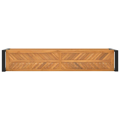 Bank met opslag Bruin 160 x 30 x 50 cm Massief teakhout