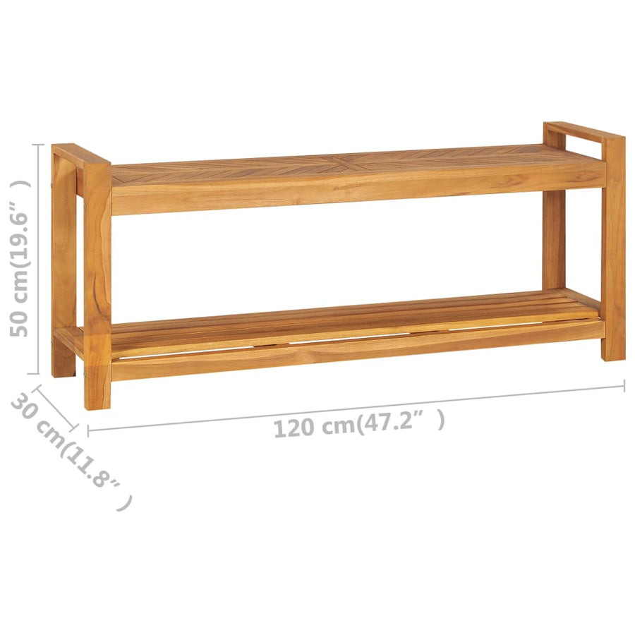 Bankje Massief Teakhout 120 cm