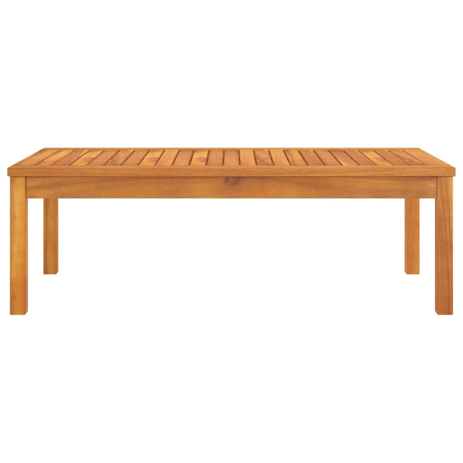 00X50X33 Cm Massief Acaciahout Crème Salontafel