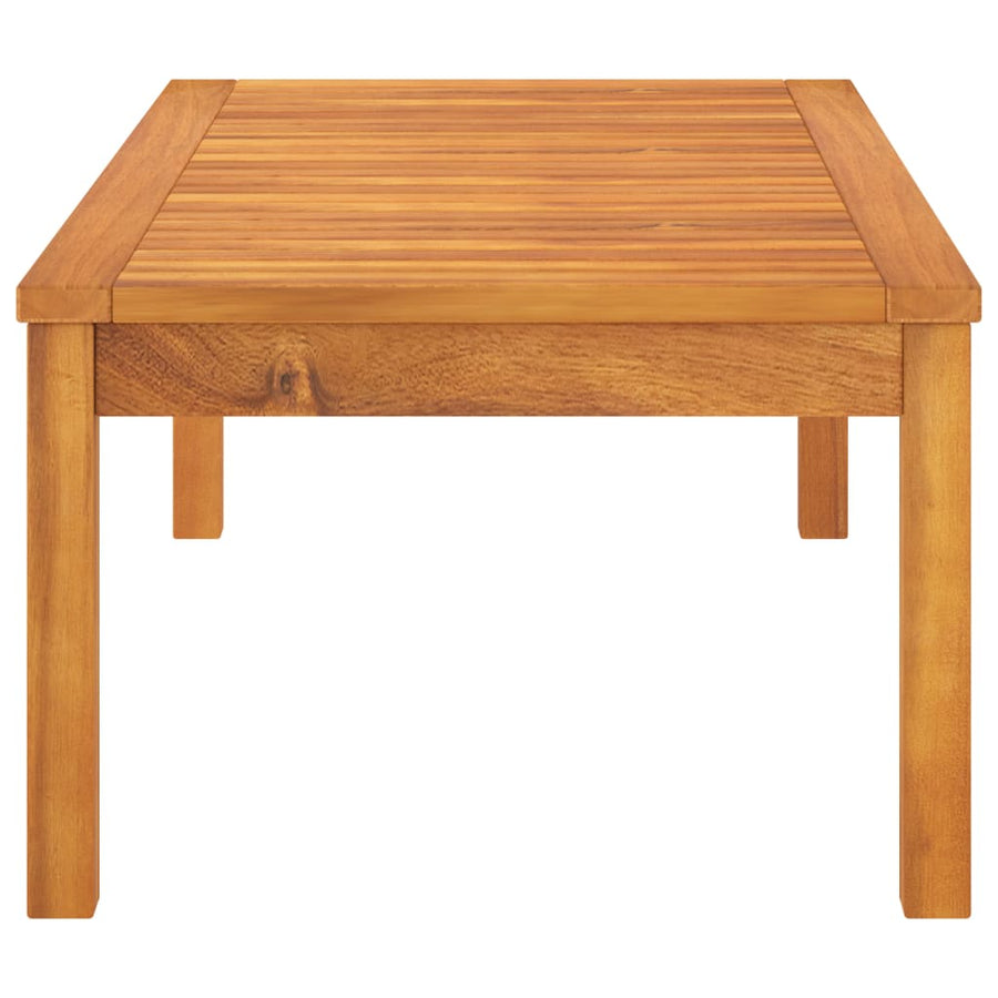 00X50X33 Cm Massief Acaciahout Crème Salontafel