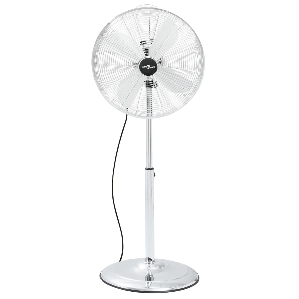Statiefventilator 3 snelheden 40 cm chroomkleurig