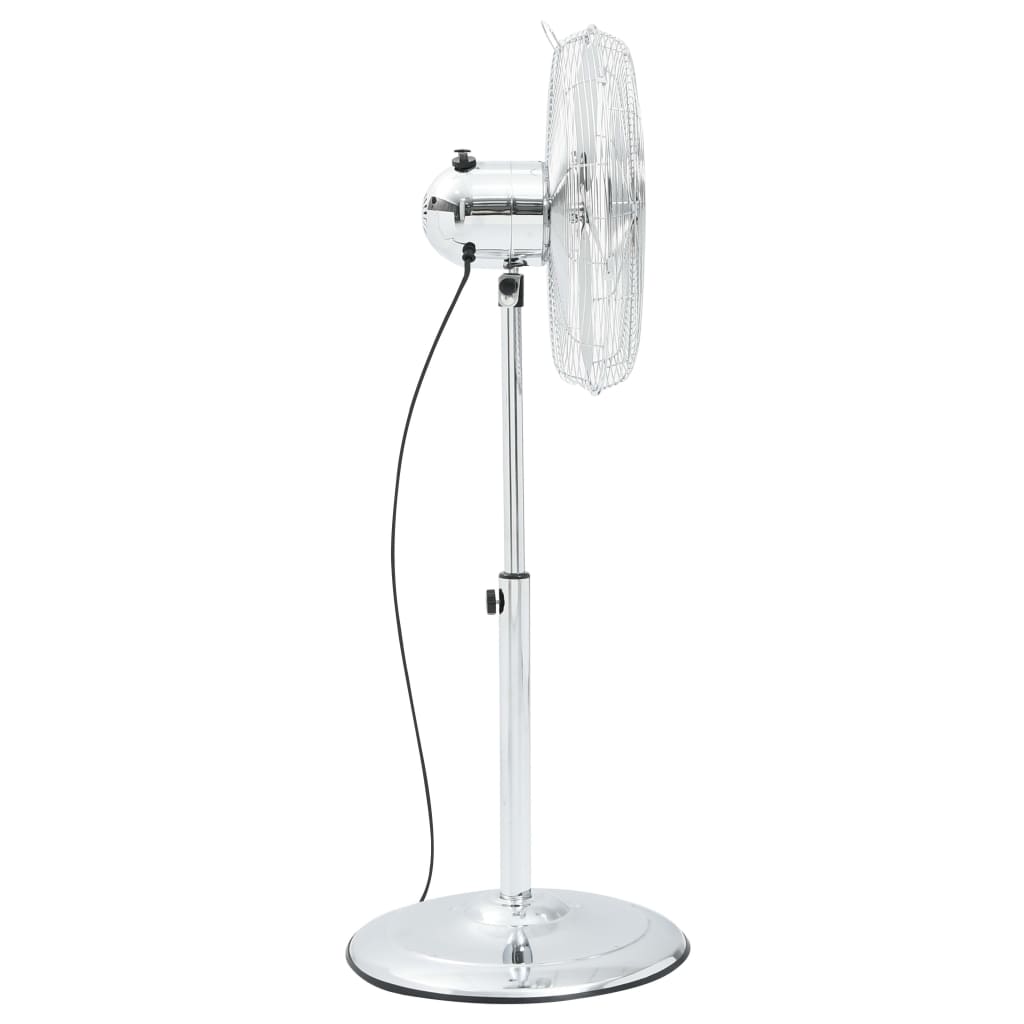 Statiefventilator 3 snelheden 40 cm chroomkleurig