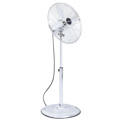 Statiefventilator 3 snelheden 40 cm chroomkleurig