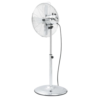 Statiefventilator 3 snelheden 40 cm chroomkleurig