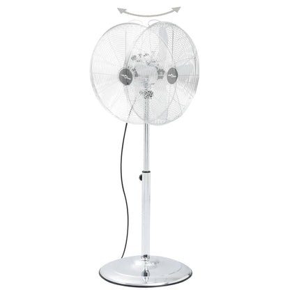 Statiefventilator 3 snelheden 40 cm chroomkleurig