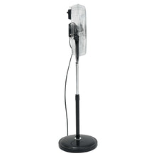 Statiefventilator met kantelkop 3 snelheden 100 W 45 cm chroom