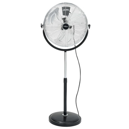Statiefventilator met kantelkop 3 snelheden 100 W 45 cm chroom