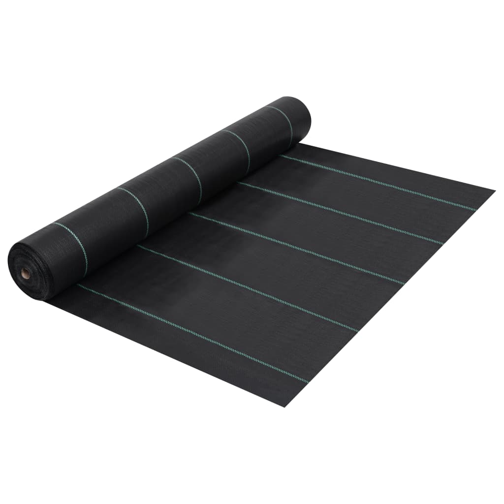 Worteldoek Pp Zwart 1 x 25 m