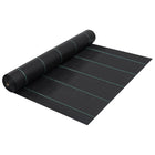 Weed control fabric 2x100 m PP black