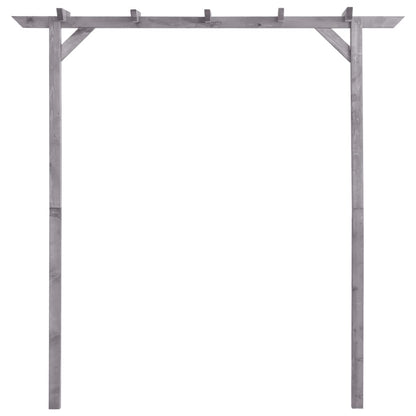Pergola Geïmpregneerd Grenenhout Grijs 200 x 40 x 205 cm