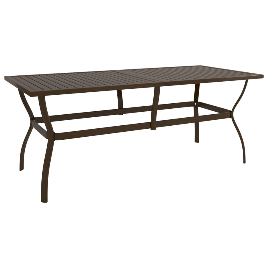 Tuintafel Staal 190 x 80 x 72 cm
