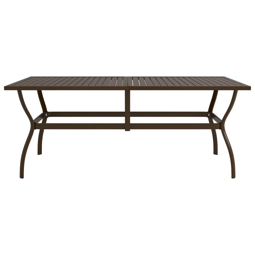 Tuintafel Staal 190 x 80 x 72 cm