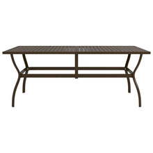 Tuintafel Staal 190 x 80 x 72 cm