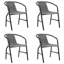 Tuinstoelen 4 St 110 Kg Kunststof Rattan En Staal