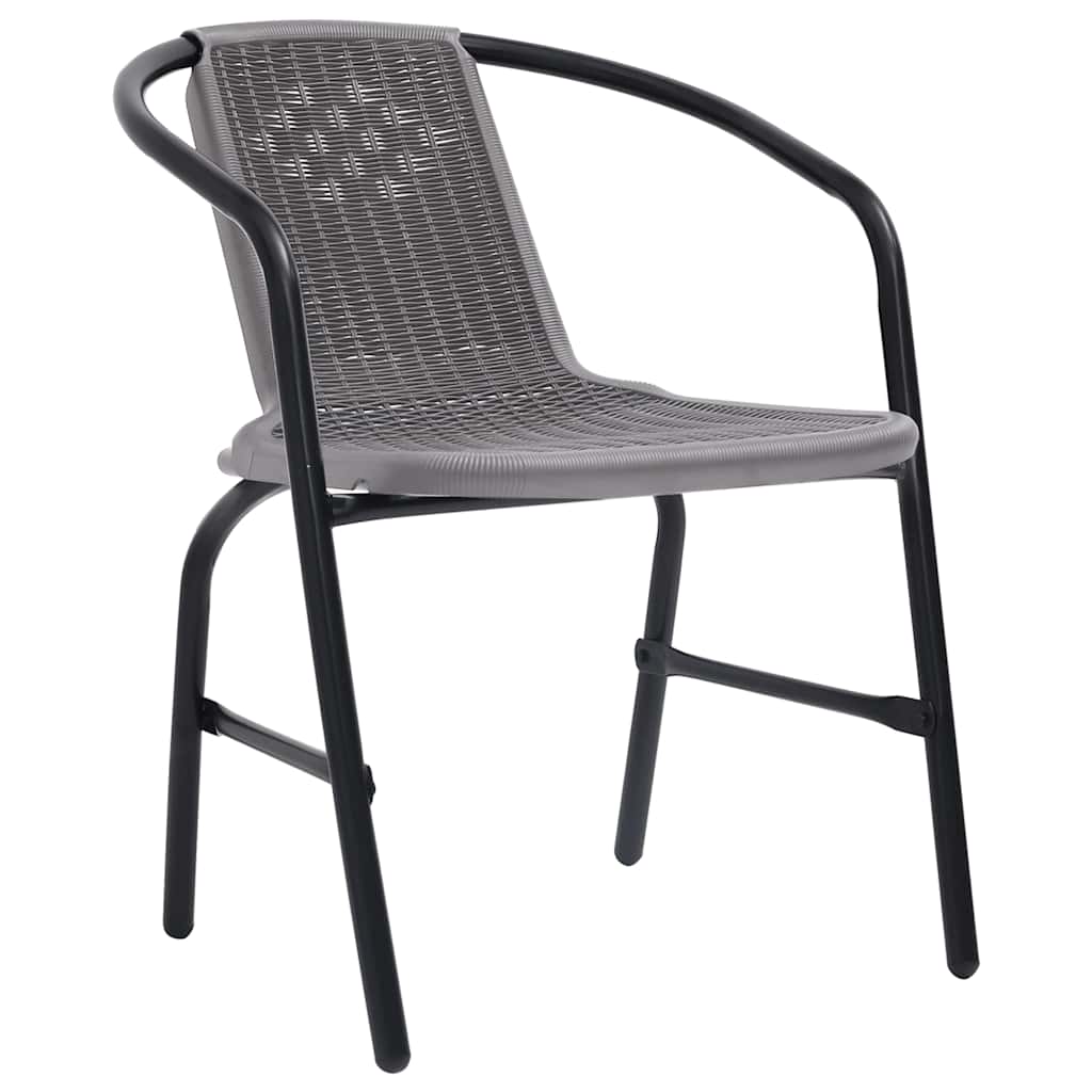 Tuinstoelen 4 St 110 Kg Kunststof Rattan En Staal