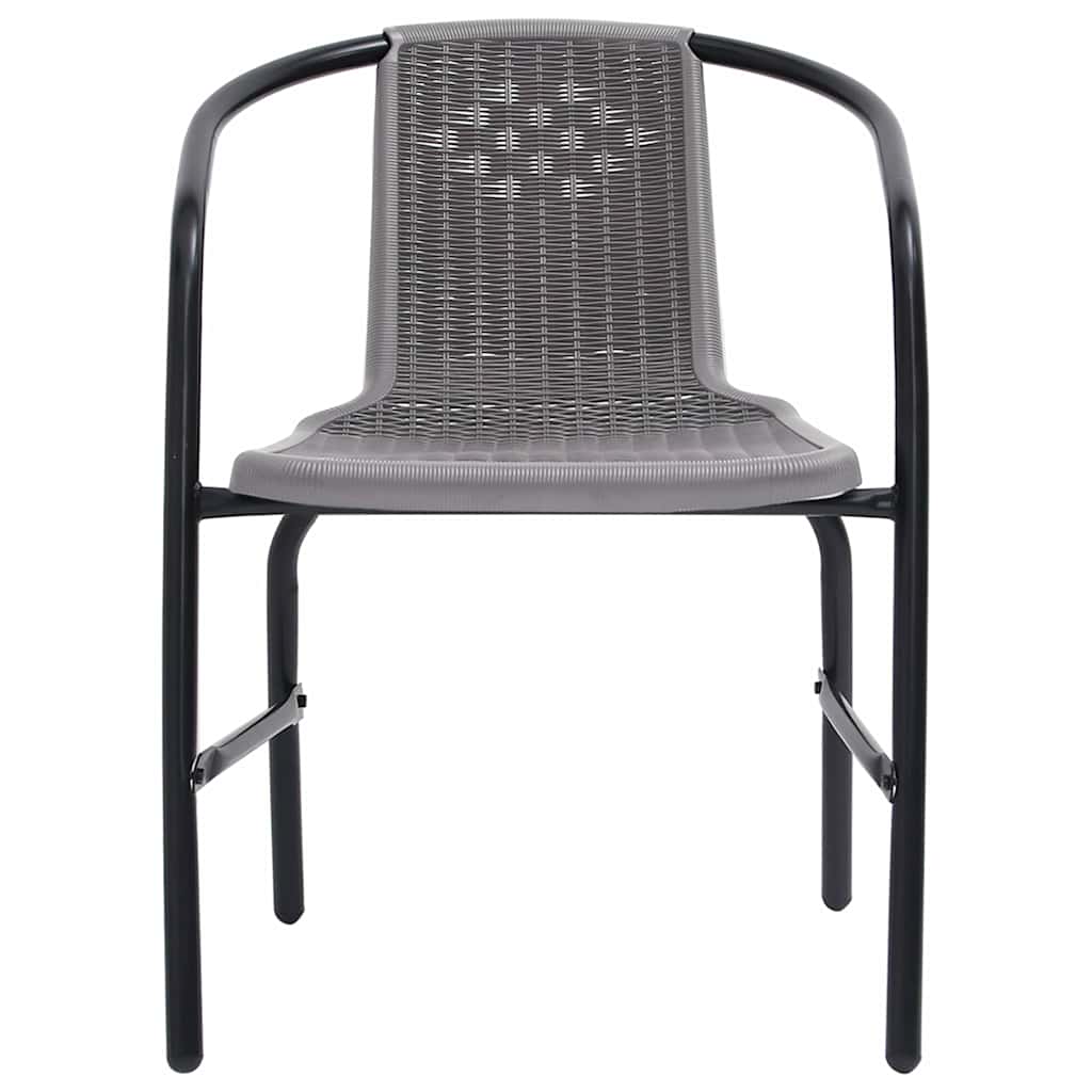 Tuinstoelen 4 St 110 Kg Kunststof Rattan En Staal