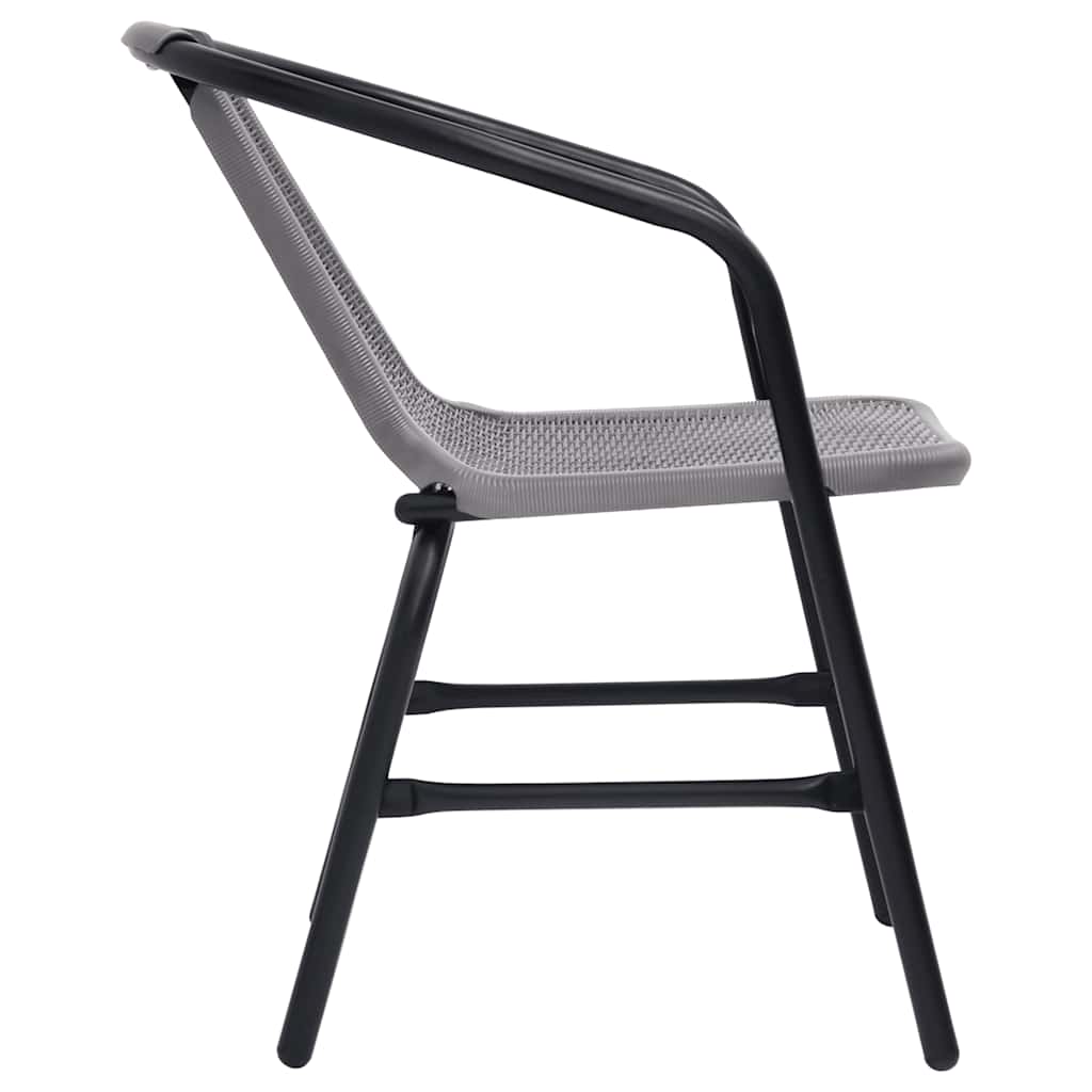 Tuinstoelen 4 St 110 Kg Kunststof Rattan En Staal
